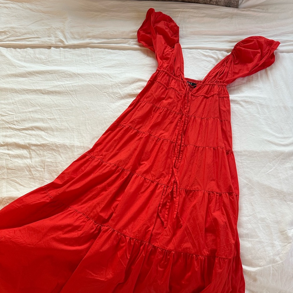 Elegant Red Women's Dress